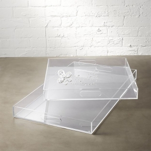 Bar transparent acrylique perspex plateau 