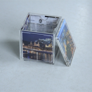 acrylique de cube de perspex