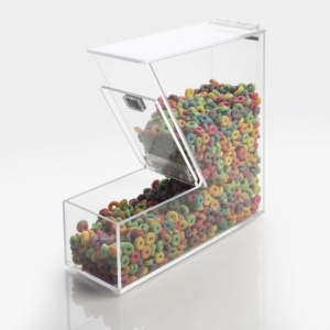 Boîte à bonbons en acrylique en plastique transparent pour magasin 