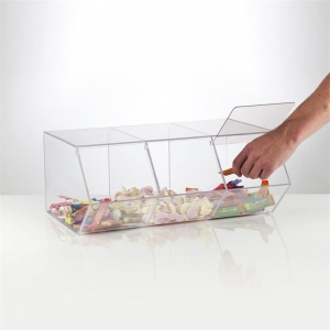Pick & Mélangez la boîte à bonbons des bonbons de bonbons acryliques 