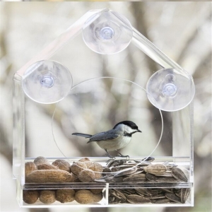 Cages d'oiseaux acryliques maison de nid d'animaux domestiques 