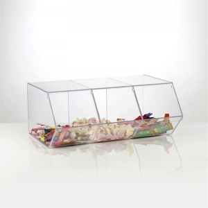 Pick & Mélangez la boîte à bonbons des bonbons de bonbons acryliques 