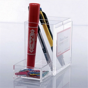 boîte à crayons acrylique multifonctions avec aimant 
