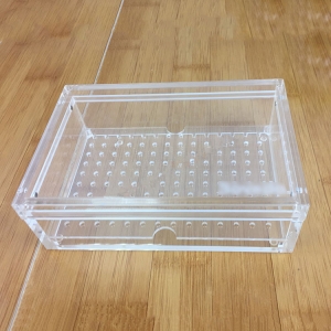 boîte à cigares acrylique claire humidor imperméable à l'eau 