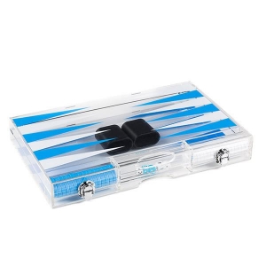 forme carrée meilleur vente ensemble de backgammon plexiglass 