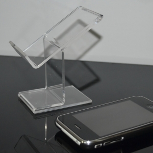 écran acrylique clair perspex pour téléphone portable 