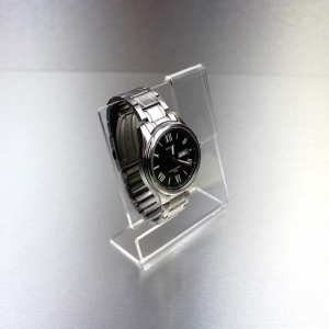 clair lucite acrylique montre présentoir 