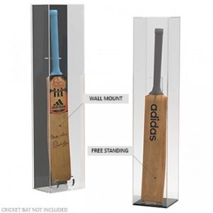 acrylique vitrine cricket bat mur monté 