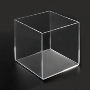 boîte acrylique de forme carrée premium 