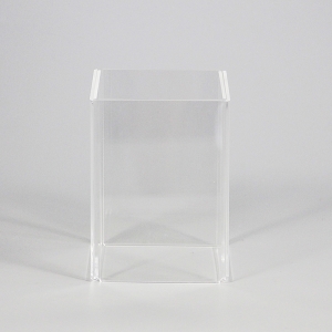 Cadre photo en acrylique transparent à 4 côtés 