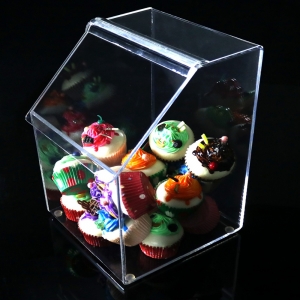 Wholesale acrylique bonbons boîte bonbons bacs d'affichage 
