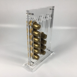 Porte-capsules de café Nespresso en acrylique transparent 