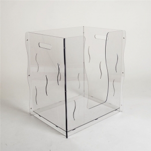 wholesale vitrines de vente au détail en acrylique transparent pour oreiller 