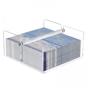 porte-serviettes en acrylique transparent moderne 