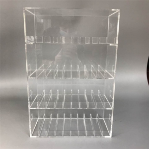 Transparent 4 niveaux acrylique d'e-cigarette de l'huile stand 