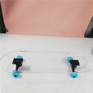  Yageli  2020 nouvelle planche à roulettes en perspex acrylique transparent personnalisé 