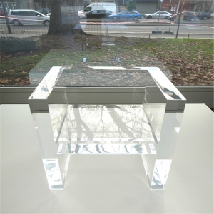  YAGELI chaise acrylique moderne claire personnalisée de meubles de lucite tabouret bras 