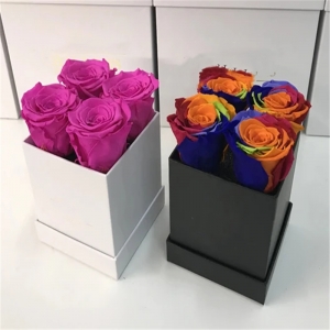 Wholesale Nouveau carton Cardboard Cadeaux Roses Coffrets Papier Boîtes à fleurs 