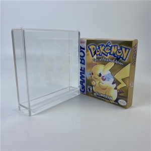 Perspex transparent Game Boy Couleur Boîte Coque Acrylique Boîte d'affichage acrylique 