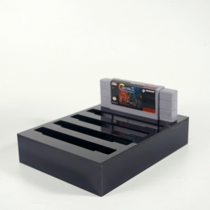 Présentoir de vitrine de jeu rétro en acrylique de jeu vidéo Gameboy de couleur noire 