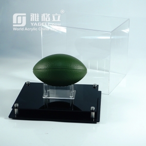vitrine de football en acrylique transparent
