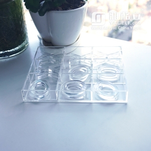 Vente en gros de jeux de type tic tac toe en acrylique transparent
 