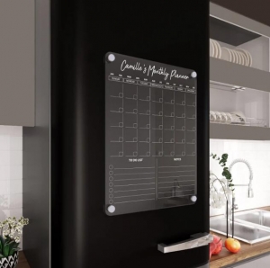 tableau de calendrier acrylique magnétique personnalisé 