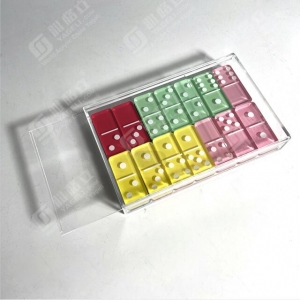 Jeux de société Acrylique Bright Color Domino Set 