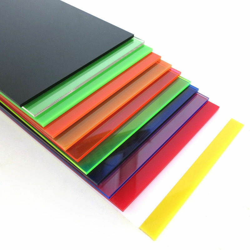 Panneau en acrylique coloré de découpe laser couleur feuilles