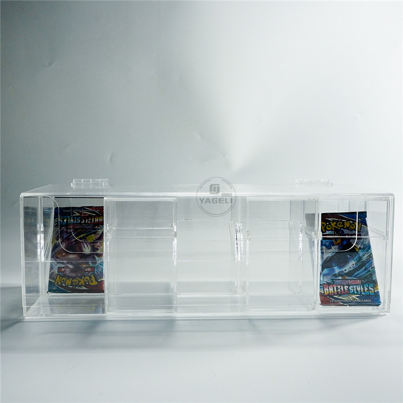 Prix ​​d'usine Boîte De Rangement Pour Boosters Pokemon Acrylique à 10  Compartiments Avec Couvercle à Charnière-acrylicdisplayfactory.com