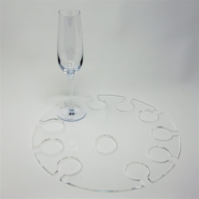 acrylic wine glass holder