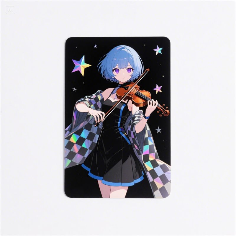 Anime laser card