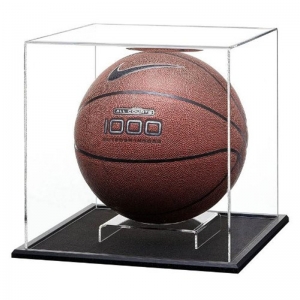 Boîte d'exposition de basket-ball acrylique à haute transparence 