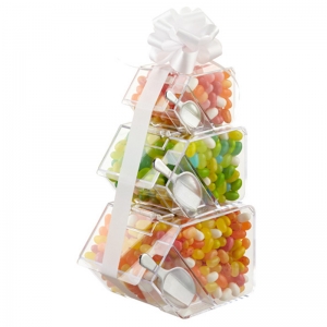 Boîte de bonbons acrylique promotionnelle écologique