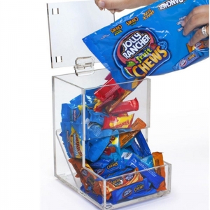 Boîtes à langer impressionnantes boîtes en carton acrylique en chocolat 