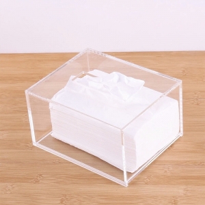 Boîte en tissu acrylique