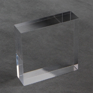 bloc acrylique transparent solide - 2 