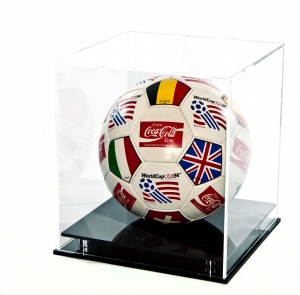 vitrine de football acrylique de qualité premium 