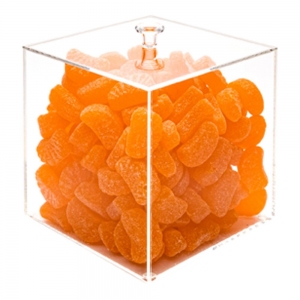 en gros fabricant clair transparent acrylique affichage stockage boîte de fruits 