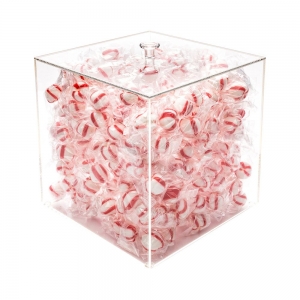 en gros fabricant clair transparent acrylique affichage stockage boîte de fruits 