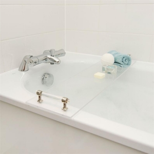 plateau de bain en acrylique de luxe