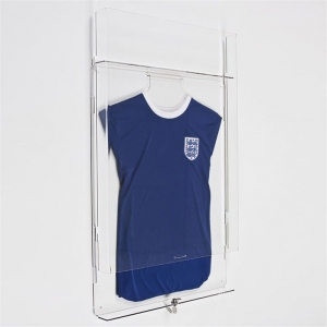 mur présentoir acrylique de sport t-shirt plexiglas présentoir 