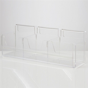 présentoirs acryliques en acrylique sur 3 niveaux 