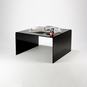 table basse moderne en acrylique rectangulaire 