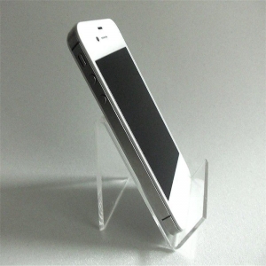 support de téléphone portable acrylique en forme de triangle / Mobile support de téléphone 