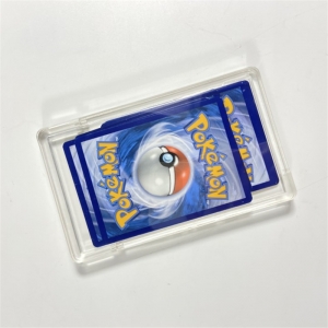 acrylique en gros Pokemon Booster porte-cartes avec magnétique couvercle 