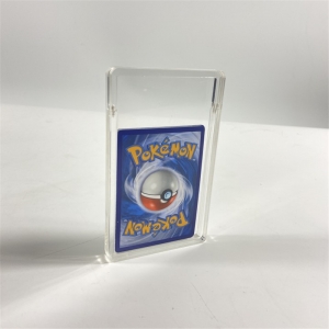 acrylique personnalisé en gros Pokemon boîte de support de carte de rappel 
