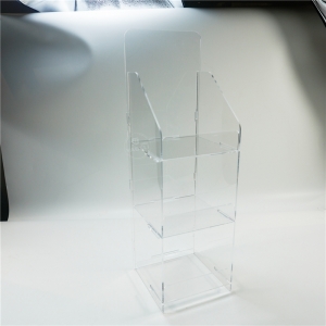 Vente en gros 3 niveaux clair démontable Cabinet acrylique Perspex Retire de détail 