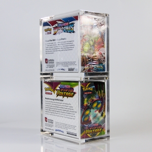  Yageli Empilement magnétique Pokemon boîtier de booster acrylique 