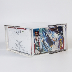 Empilement magnétique moderne Pokemon Boîte de booster Case acrylique 